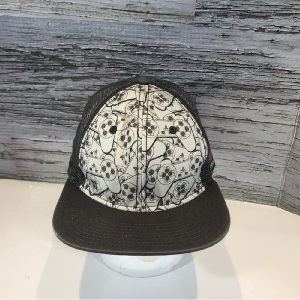 PlayStation Multi Controller Snapback Trucker Cap Hat Rare